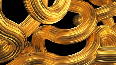 Güzel altın arka plan. 3d görüntüleme, 3d illüstrasyon.