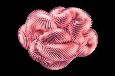 Güzel metalik pembe arka plan. 3d görüntüleme, 3d illüstrasyon.