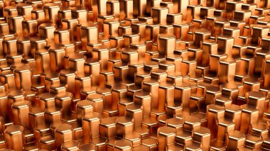 Lüks altın arka plan. 3d görüntüleme, 3d illüstrasyon.