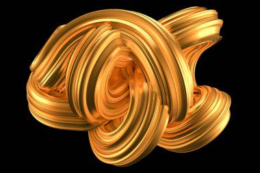 Güzel altın arka plan. 3d görüntüleme, 3d illüstrasyon.