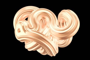 Güzel altın arka plan. 3d görüntüleme, 3d illüstrasyon.