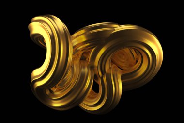 Güzel altın arka plan. 3d görüntüleme, 3d illüstrasyon.