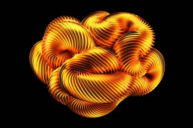 Güzel altın arka plan. 3d görüntüleme, 3d illüstrasyon.