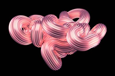 Güzel metalik pembe arka plan. 3d görüntüleme, 3d illüstrasyon.