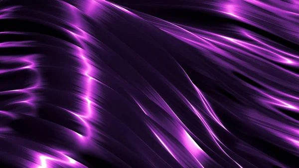 Luxurious Purple Background Flying Fabric Rendering Illustration — Stock Photo, Image