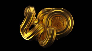 Güzel altın arka plan. 3d görüntüleme, 3d illüstrasyon.