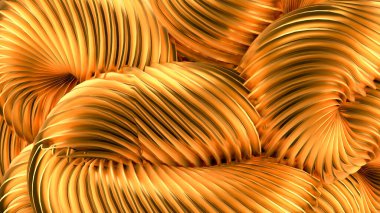 Güzel altın arka plan. 3d görüntüleme, 3d illüstrasyon.