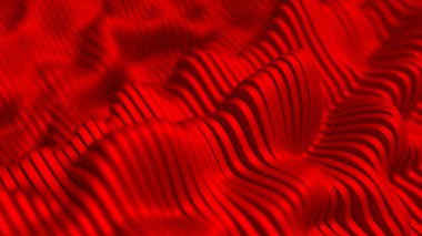 Kırmızı arkaplan ve çizgiler. 3d görüntüleme, 3d illüstrasyon.