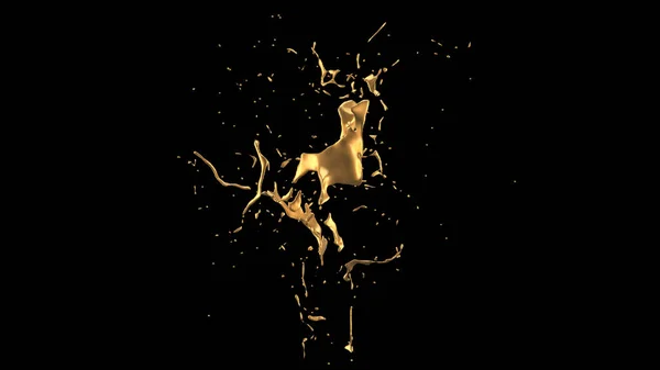 Bir Tutam Altın Görüntüleme Illüstrasyon — Stok fotoğraf