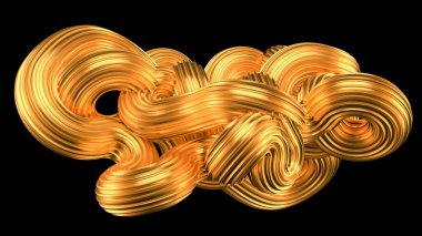 Güzel altın arka plan. 3d görüntüleme, 3d illüstrasyon.