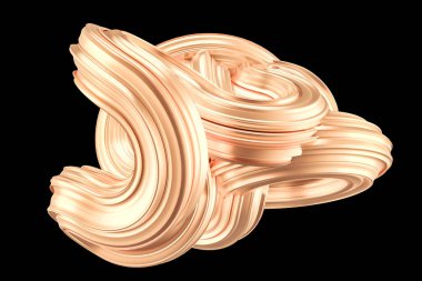 Güzel altın arka plan. 3d görüntüleme, 3d illüstrasyon.