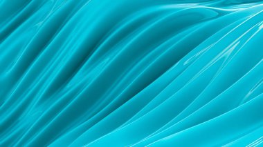 Güzel yeşil turkuaz arka plan. 3d görüntüleme, 3d illüstrasyon.