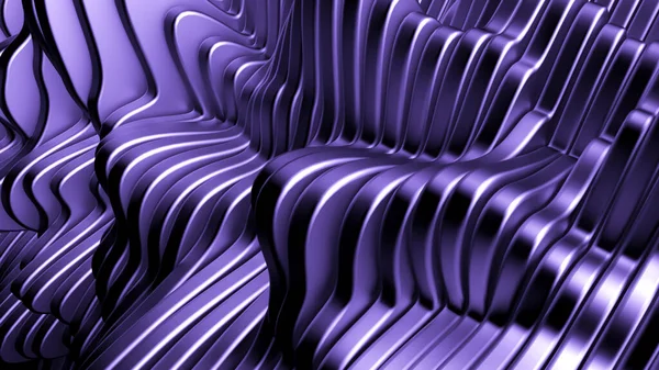 Purple Background Lines Rendering Illustration — Stock Photo, Image