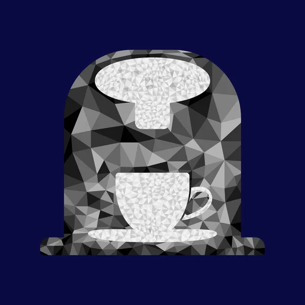 Çokgen kahve makinesi görüntü