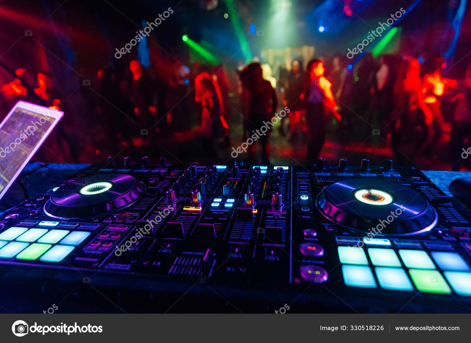 Music mixer DJ controller Board for professional mixing of electronic