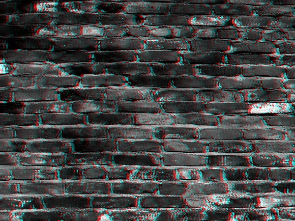 Eski tuğla duvar dokusu kırmızı — Stok fotoğraf