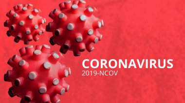Tehlikeli COVID-19 koronavirüs hücreleri kavramı