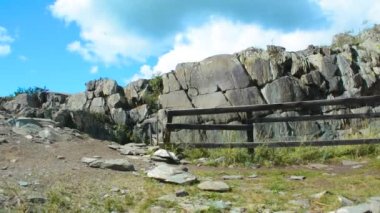 sitede Kalbak-Tash Altay dağlarında bulunan antik petroglifler