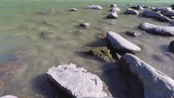 The Stone river bank — Stock Video