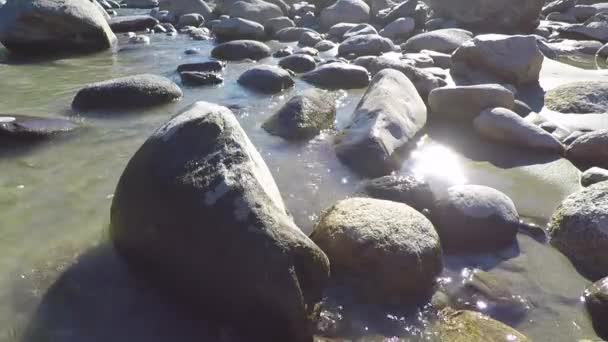 The Stone river bank — Stock Video