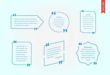 Teklif şablonu, vektör alıntı 