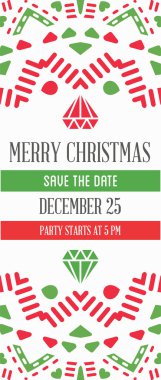 Vektör Happy New Year veya Merry Christmas Tema 