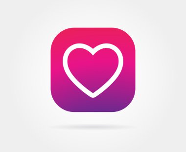 App simgesi şablonu. Vektör 