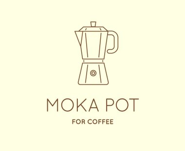 Vektör kahve aksesuarları simgesi 