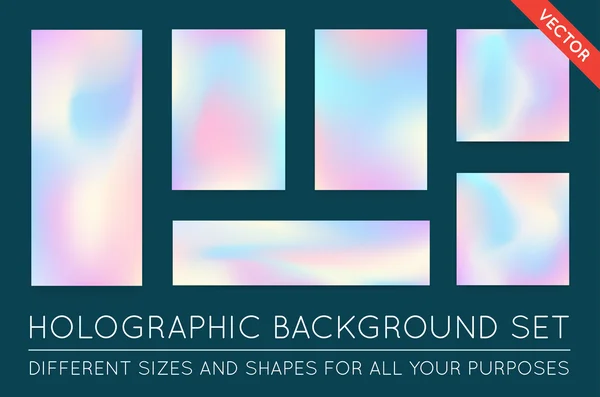Holografik Trendy arka planlar