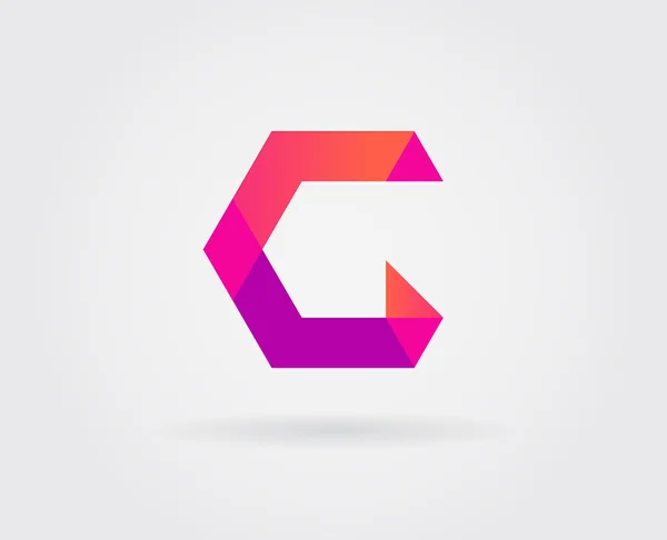 Logotyp brev ikon Design — Stock vektor