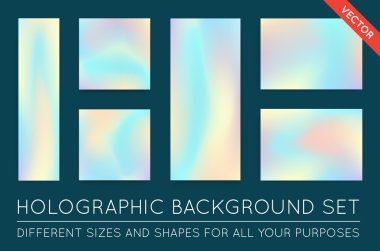 Holografik Trendy arka planlar