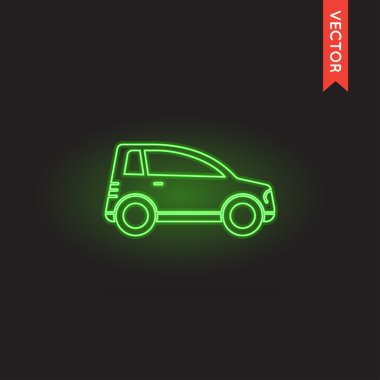 Araba simge vektör