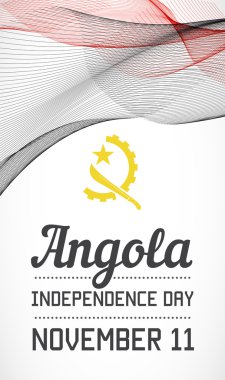Ülkenin ulusal gün dikey Banner