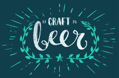 Zanaat bira şablonu