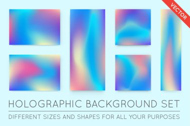 Holografik Trendy arka planlar
