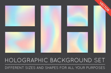 Holografik Trendy arka planlar