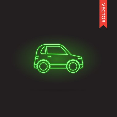 Araba simge vektör