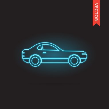 Araba simge vektör