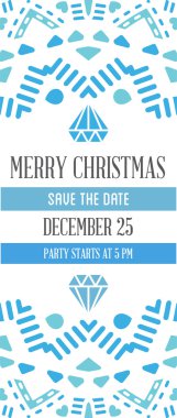 Vektör Happy New Year veya Merry Christmas Tema 