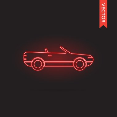 Araba simge vektör