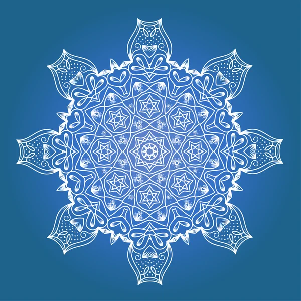 การทําสมาธิสั้นเชื้อชาติ Mandala — ภาพเวกเตอร์สต็อก