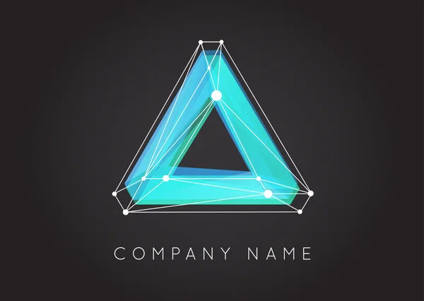 Geometric Shapes, Vector Logo — ストックベクタ