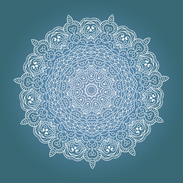 Ethnic Fractal Meditation Mandala 