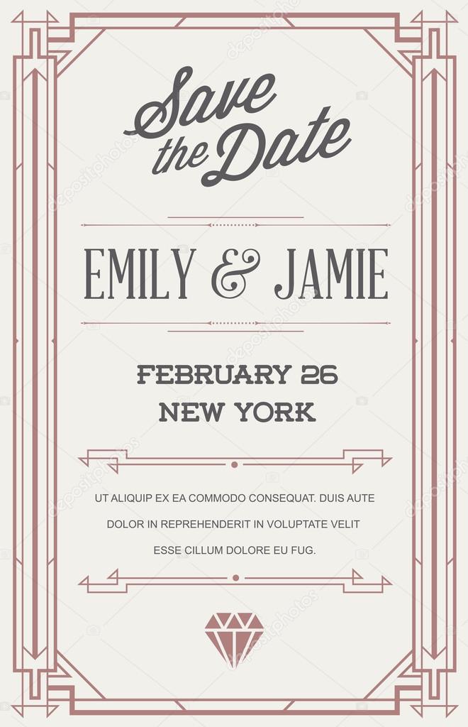 Great Vintage Invitation Sign