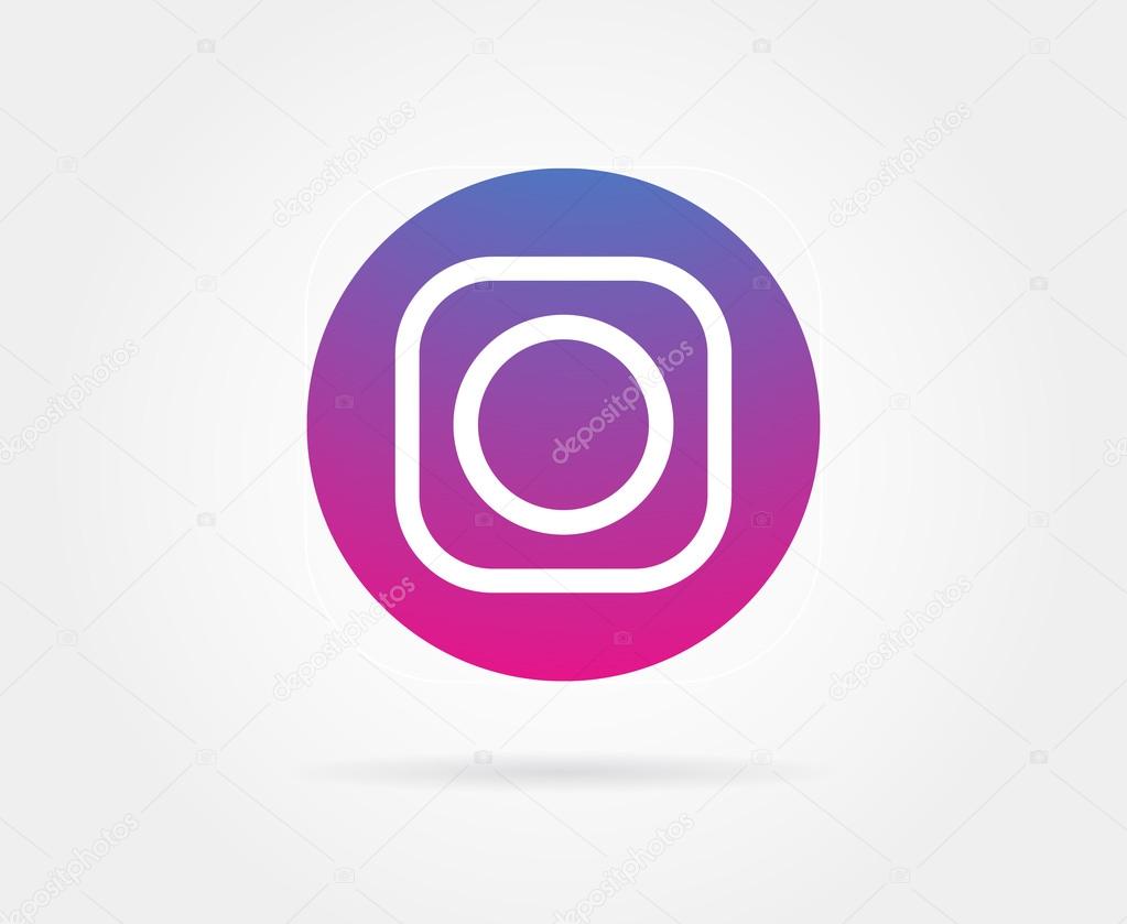 App Icon Template. Vector Gradient Fresh Color