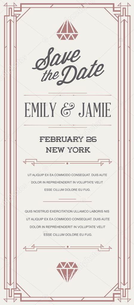 Great Vintage Invitation Sign