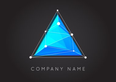 Geometrik şekiller, vektör Logo