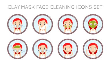 Yüz temizliği ve bakımı eylemler kümesi