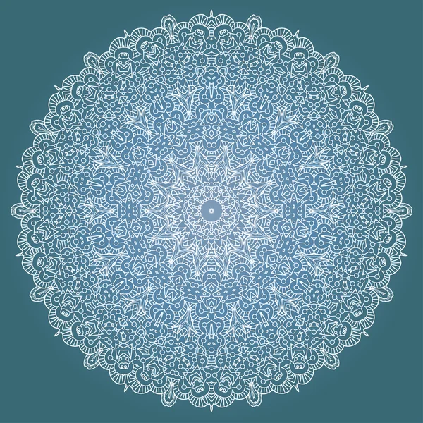 stock vector Ethnic Fractal Meditation Mandala 