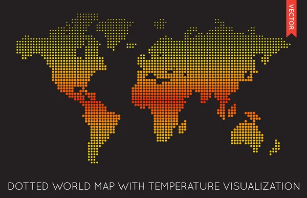 Mappa del mondo — Vettoriale Stock